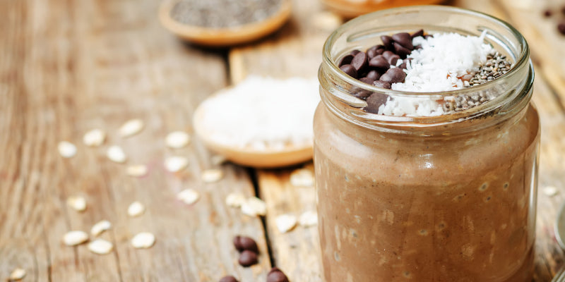 brown batter overnight protein oats