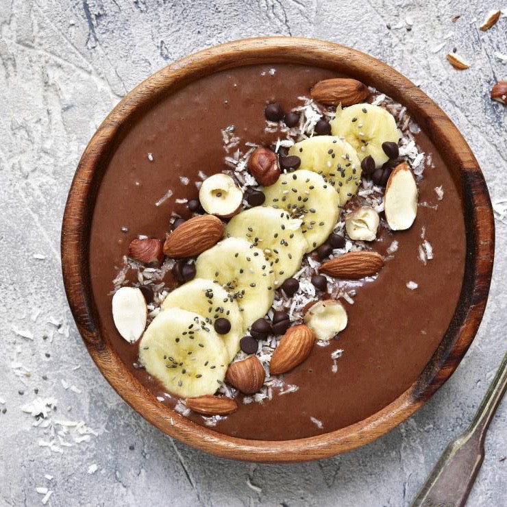 Chocolate Peanut Butter Smoothie Bowl