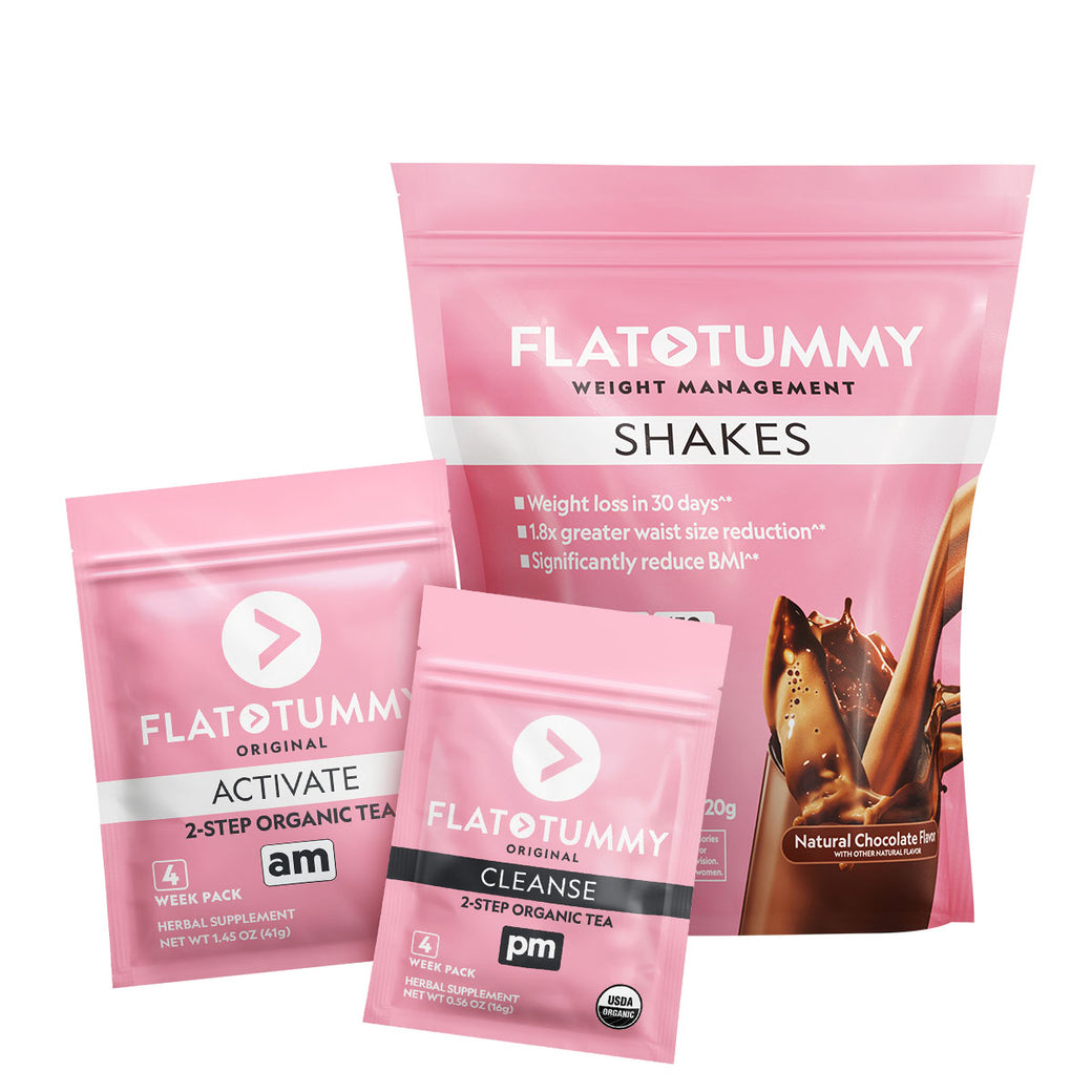 Flat Tummy Co Bundle Chocolate Flat Tummy Essentials Bundle