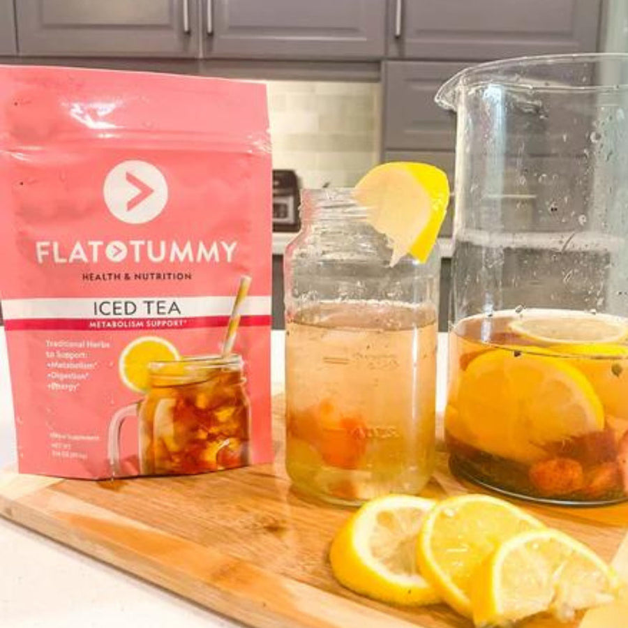 Cold Flat Belly Iced Herbal Tea