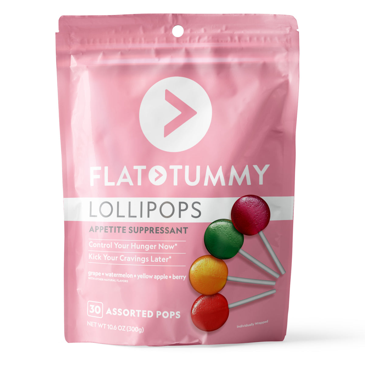 Flat Tummy Lollipops Suppress Appetite & Support Weight Management