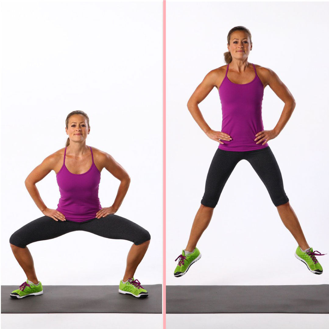 Sumo Jump Squats