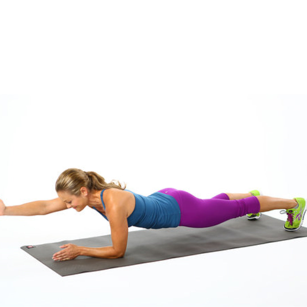 Single arm plank