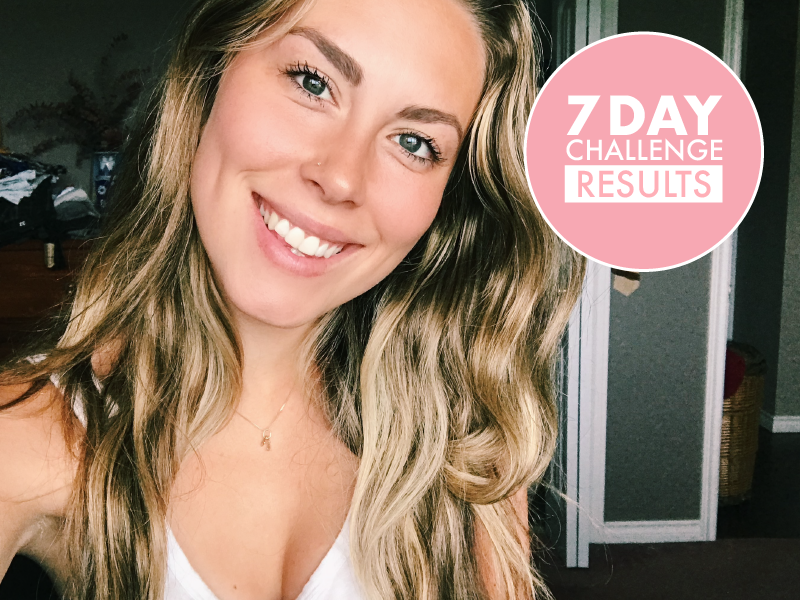 7 Day Challenge Results