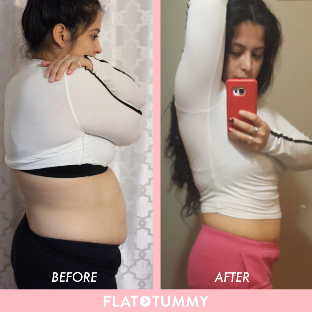 Flat tummy co results