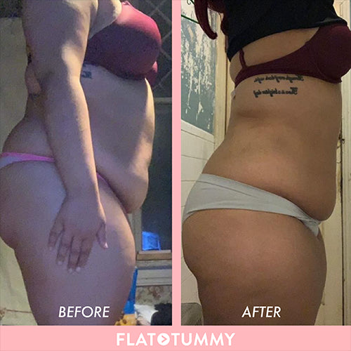 flat tummy tea before and after