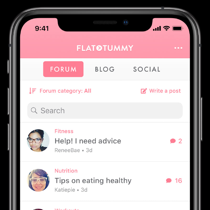 Flat Tummy App Community Forum