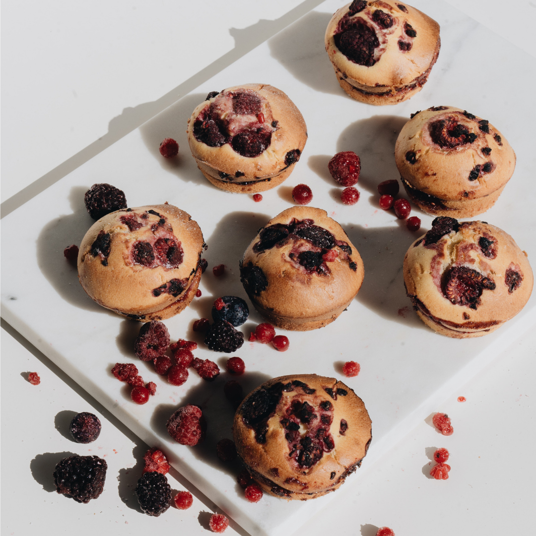 Berry Protein Muffins