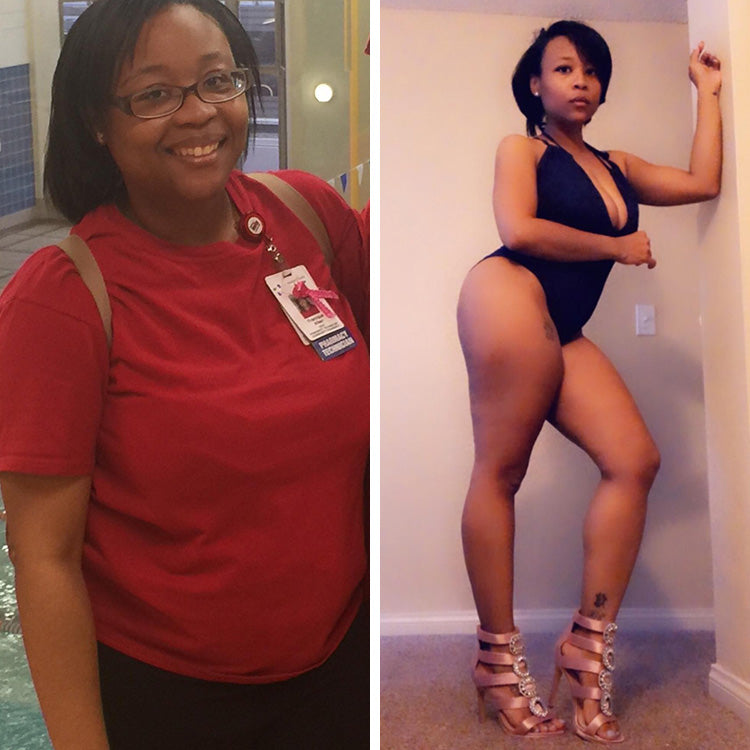 Franique's results after using Flat Tummy Lollipops