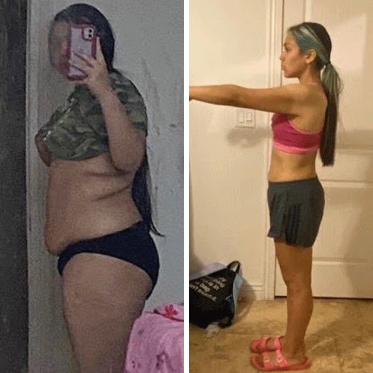 Marissa's results after using Flat Tummy Shakes