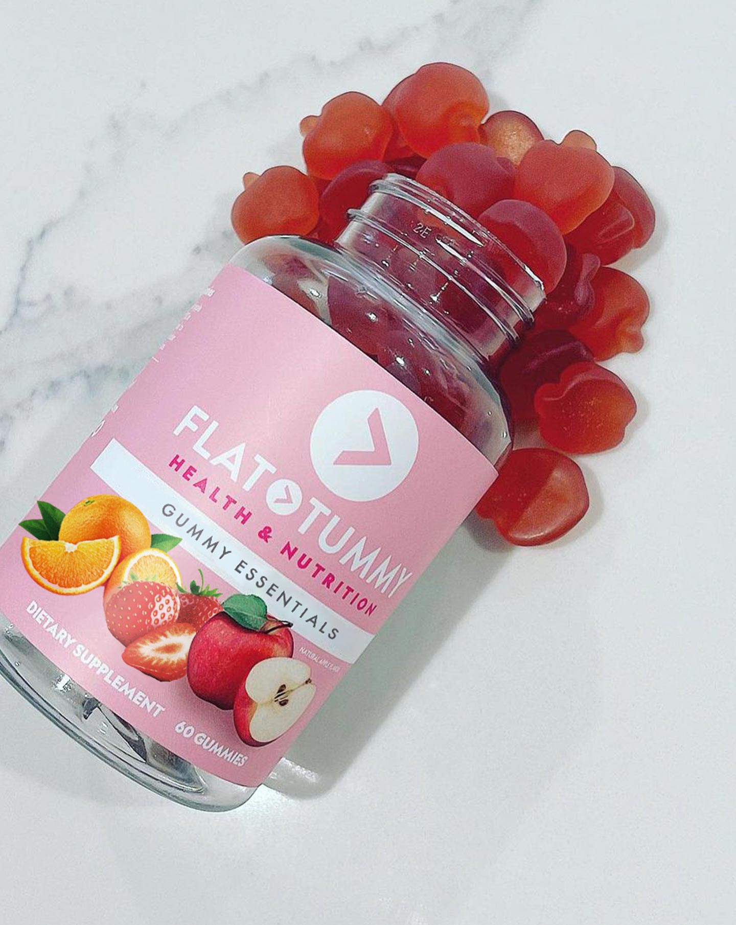 Flat Tummy Gummy Essentials - Ashwagandha, Superfruits and Apple Cider Vinegar