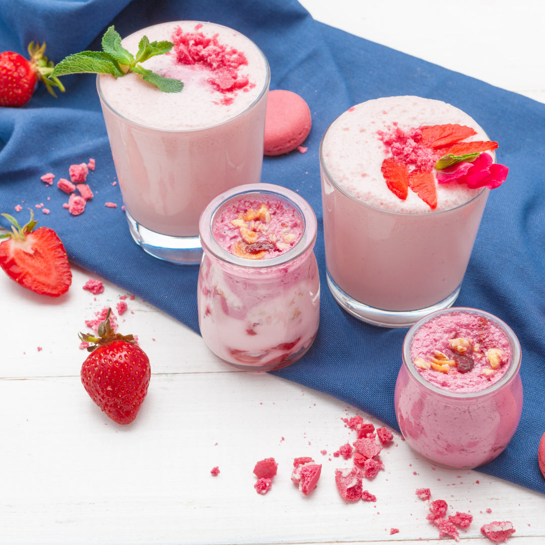 Collection of Strawberry Shakes