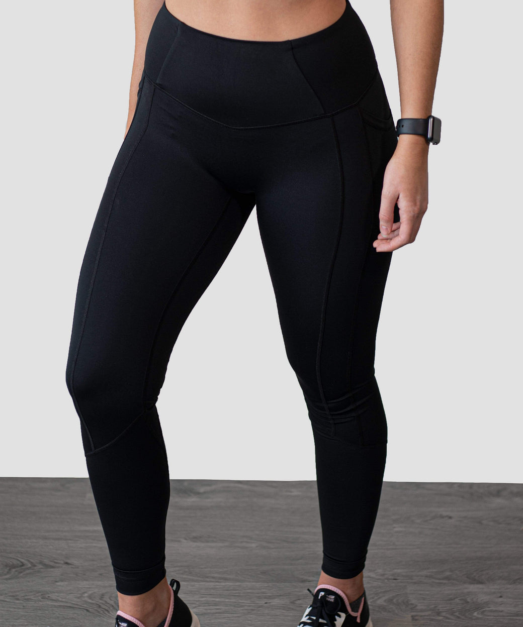BLACK Tummy control shaping leggings (premium cotton) – Hickory