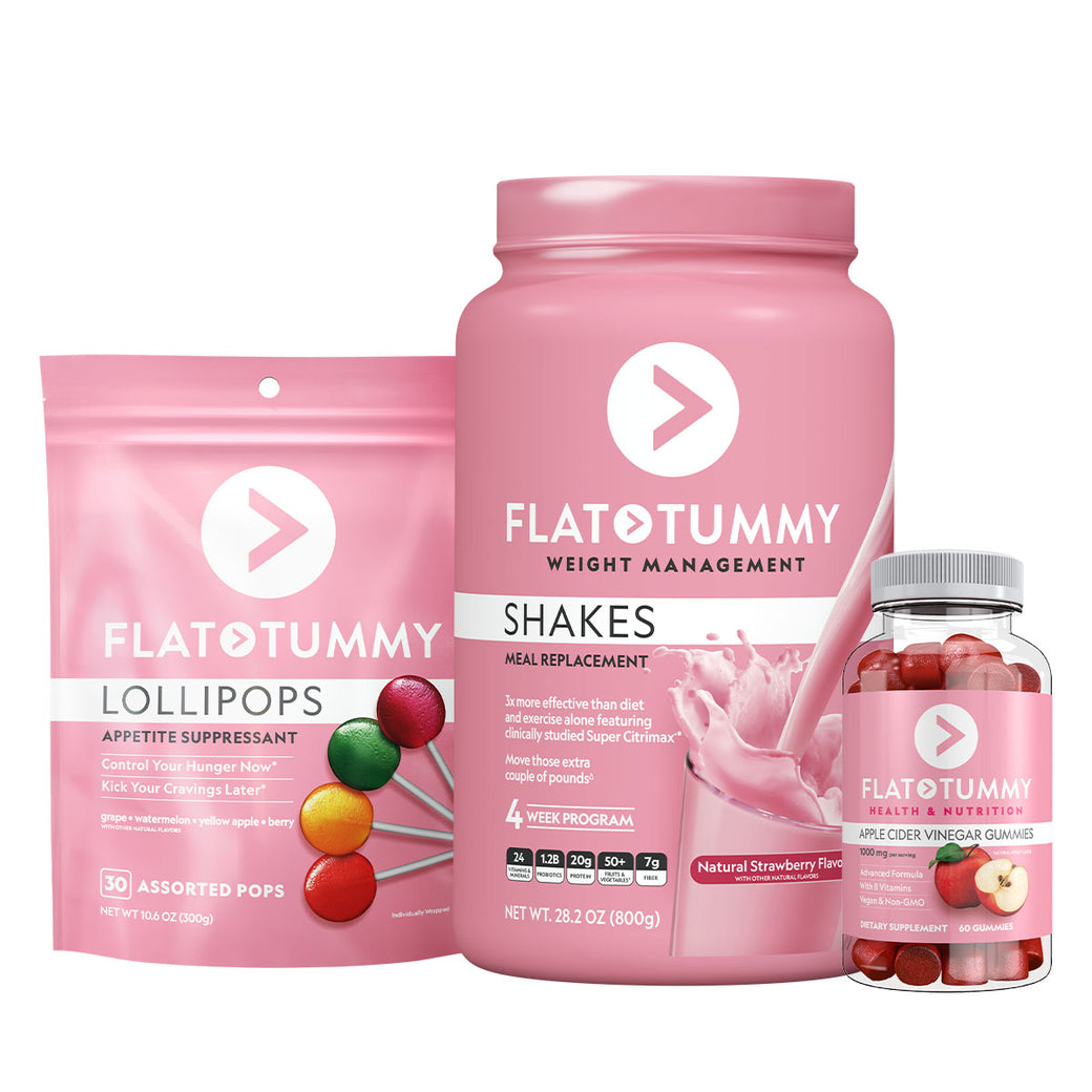 Flat Tummy Co Bundle Strawberry Control Hunger Bundle