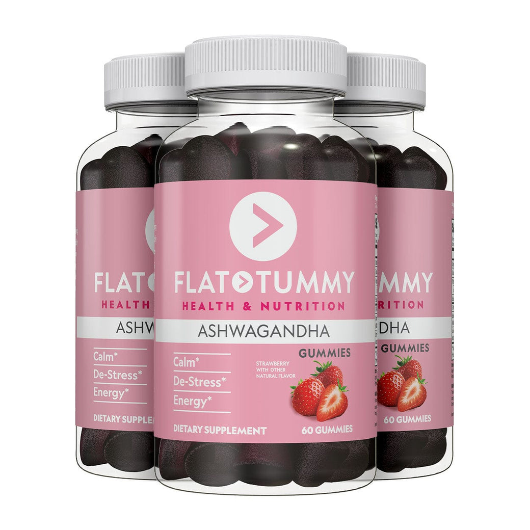 Flat Tummy Co Gummies 3 Bottles | Only $21.00 each Ashwagandha Gummies